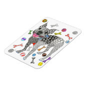 Boston Terrier Magnet 3"x4" (Côté Gauche)