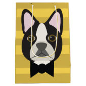 Boston Terrier Medium Cadeauzakje (Achterkant)