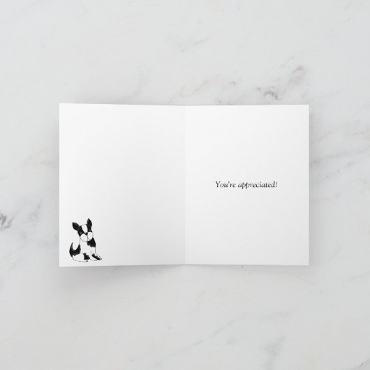 Boston Terrier Merci (Intérieur)