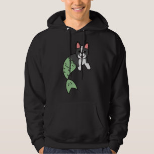 Boston Terrier Mermaid Hoodie