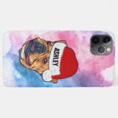 Boston Terrier met Kerst Pet Holiday Dog Case-Mate iPhone Case (Achterkant (horizontaal))