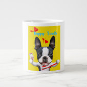 Boston Terrier Mirabelle Happy Teeth Mok (Voorkant)
