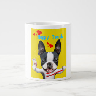 Boston Terrier Mirabelle Happy Teeth Mok