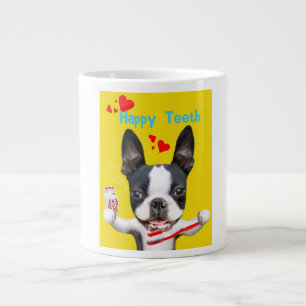 Boston Terrier Mirabelle Happy Teeth Mug