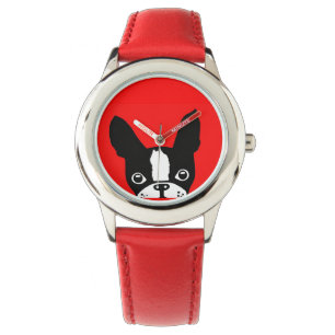Boston Terrier Mirabelle kinder watch Horloge