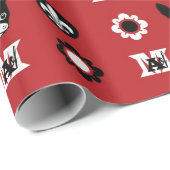 Boston Terrier Mirabelle Wrapping Paper Cadeaupapier (Rol Hoek)