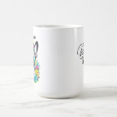 Boston Terrier Moeder gepersonaliseerd Koffiemok (Center)