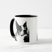 Boston Terrier Mok - "Boston Style" (Voorkant links)