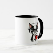 Boston Terrier Mokken (Voorkant rechts)