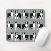 Boston Terrier Mousepad Muismat (Met muis)