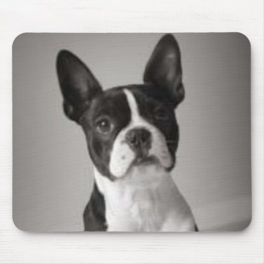 Boston Terrier Mousepad Muismat (Voorkant)