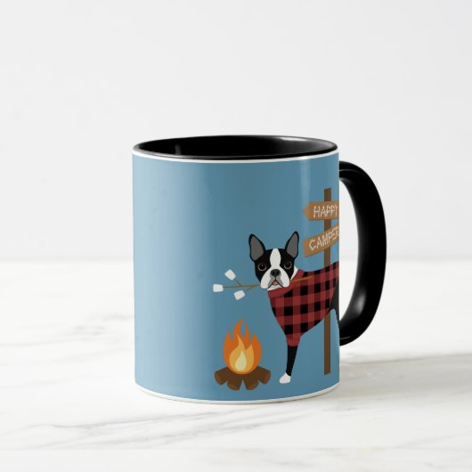 Boston Terrier Mugs (Devant droit)