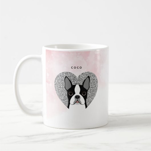 Boston Terrier Mugs (Gauche)