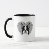 Boston Terrier Mugs (Gauche)