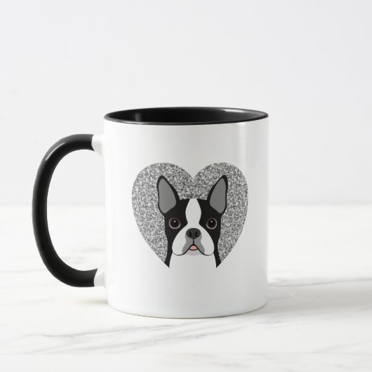 Boston Terrier Mugs (Gauche)