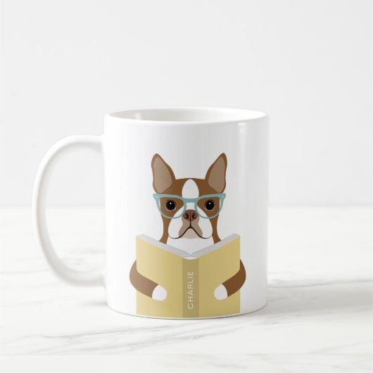 Boston Terrier Mugs (Gauche)