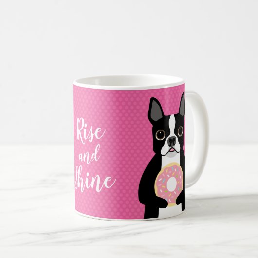 Boston Terrier Mugs (Devant droit)