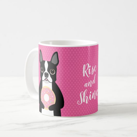 Boston Terrier Mugs (Devant gauche)