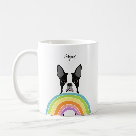 Boston Terrier Mugs (Gauche)