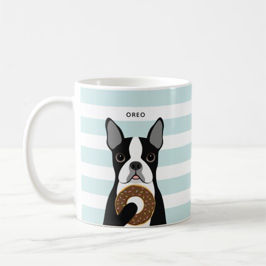 Boston Terrier Mugs (Gauche)