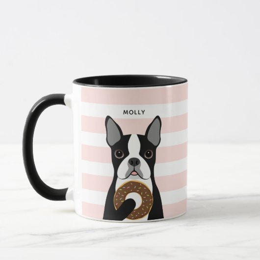 Boston Terrier Mugs (Gauche)
