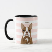 Boston Terrier Mugs (Gauche)