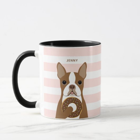 Boston Terrier Mugs (Gauche)