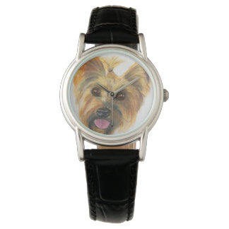Boston Terrier Originele Kunst Horloge
