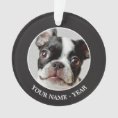 Boston Terrier Ornament (voorkant)