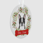 Boston Terrier Ornament (voorkant)