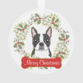 Boston Terrier Ornament (achterkant)