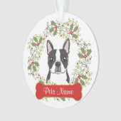 Boston Terrier Ornament (voorkant)