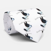 Boston Terrier Pa 2 Stropdas (Opgerold)