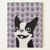 Boston Terrier, Paarse lavendel Planner (Achterkant)