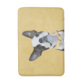 Boston Terrier Painting - Cute Original Dog Art Badmat (Voorkant Verticaal)