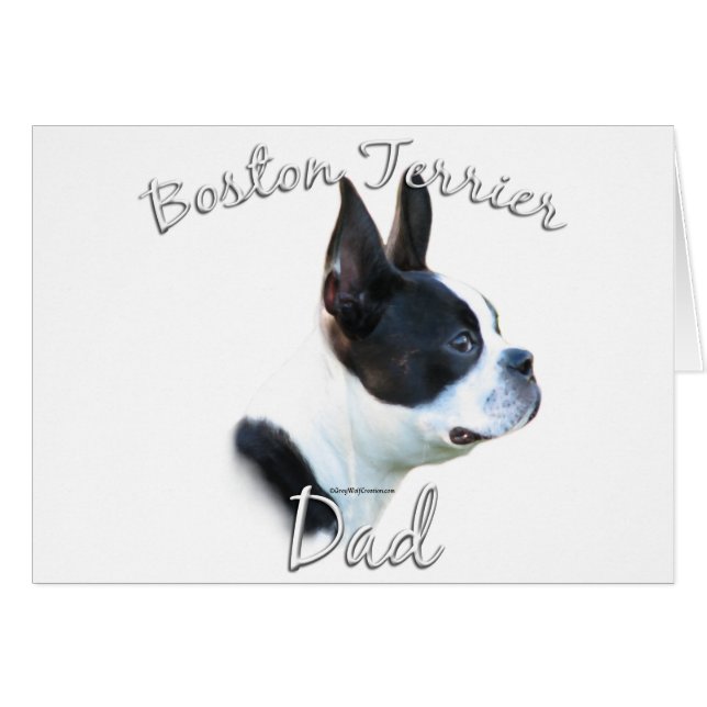 Boston Terrier Papa 2 (Devant horizontal)