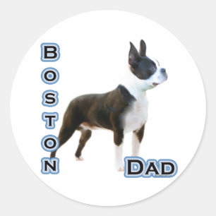 Boston Terrier Papa 4 - Sticker