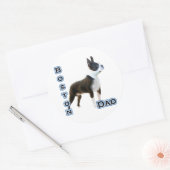 Boston Terrier Papa 4 - Sticker (Enveloppe)