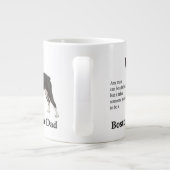 Boston Terrier Papa Jumbo Mug (Dos)