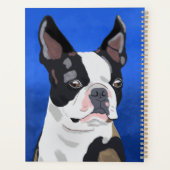 Boston Terrier Peinture à l'huile de chien Portrai (Dos)