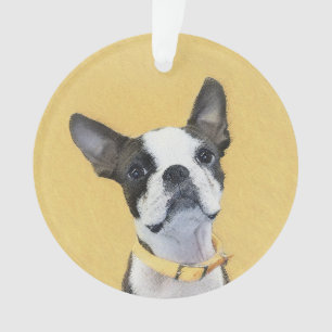 Boston Terrier Peinture - Cute Original Chien Art