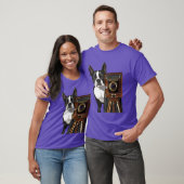 Boston Terrier Photographer 2 T-shirt (Unisex)