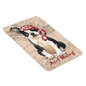 Boston Terrier Pirate Magneet (Rechterzijde)
