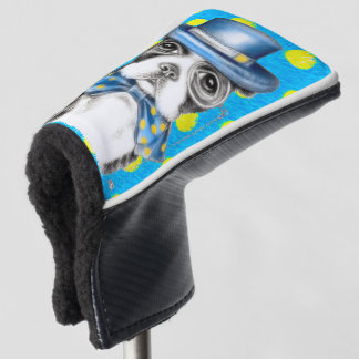 Boston Terrier Polka Dot Golfheadcover