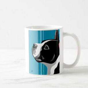Boston Terrier Portrait Café Mug