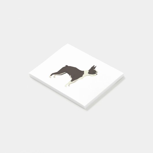Boston Terrier Post-it® Notes (Schuin)