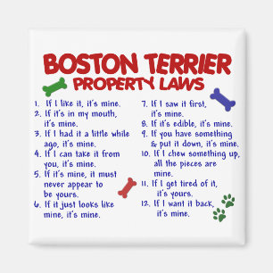 Boston Terrier Property Laws 2 Magneet