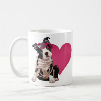 Boston Terrier Puppy Koffiemok