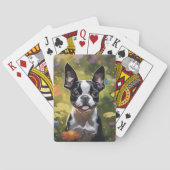 Boston Terrier Puppy Pokerkaarten (Achterkant)