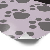 Boston Terrier, Purple lavender Perfect Poster (Hoek)